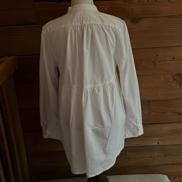 Crisp cotton tuxedo tunic - Picture 4 of 4